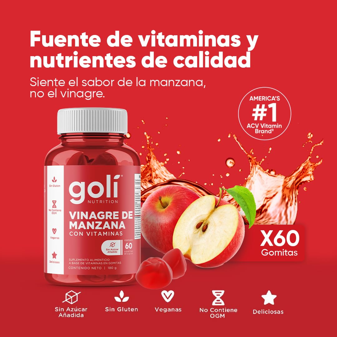 Gomas Goli® de vinagre de sidra de manzana