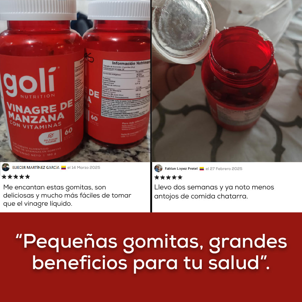 Gomas Goli® de vinagre de sidra de manzana