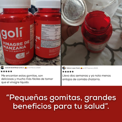 Gomas Goli® de vinagre de sidra de manzana